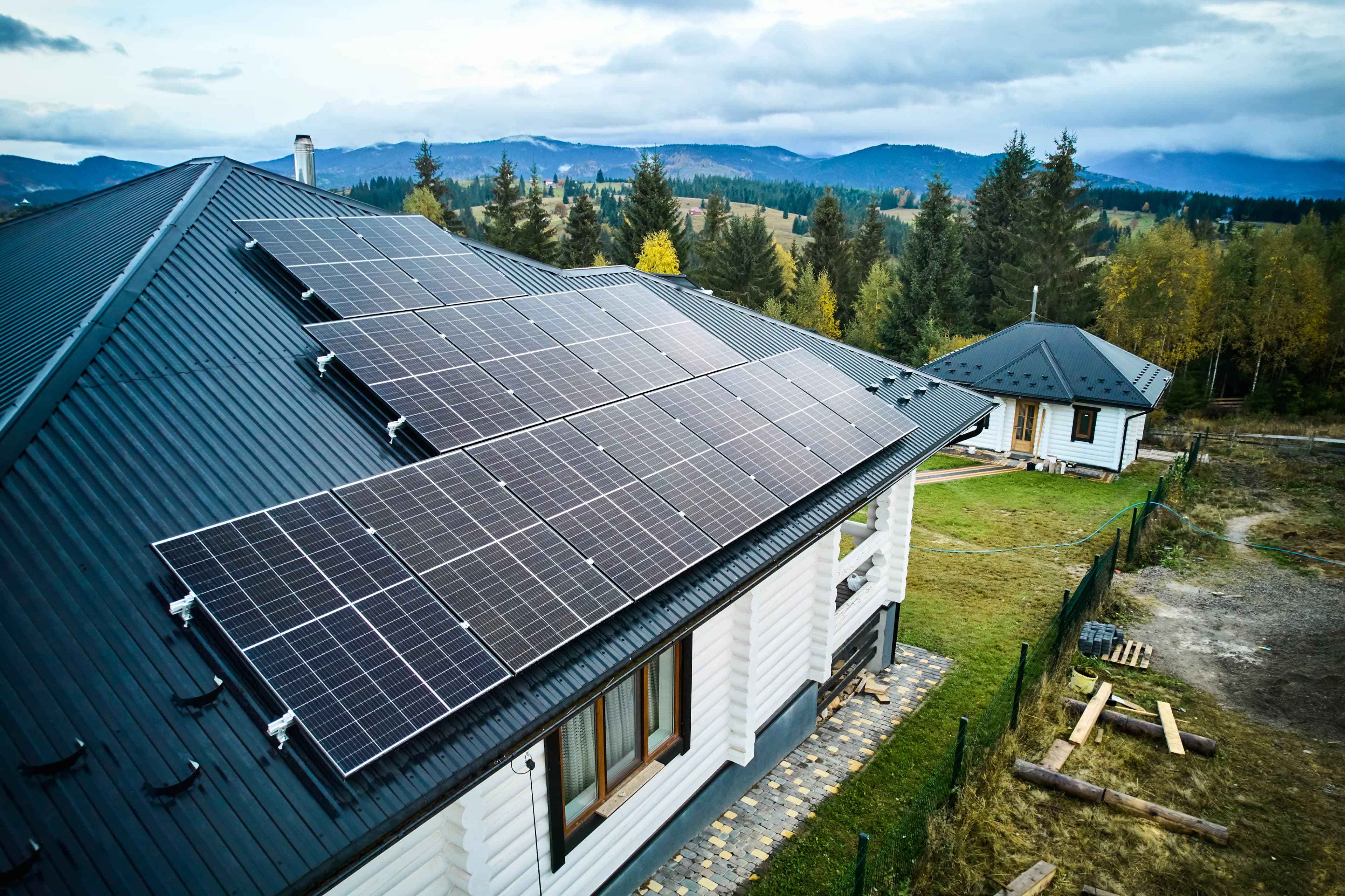 Photovoltaikanlage auf einem Haus in Graz - Conversio Energie